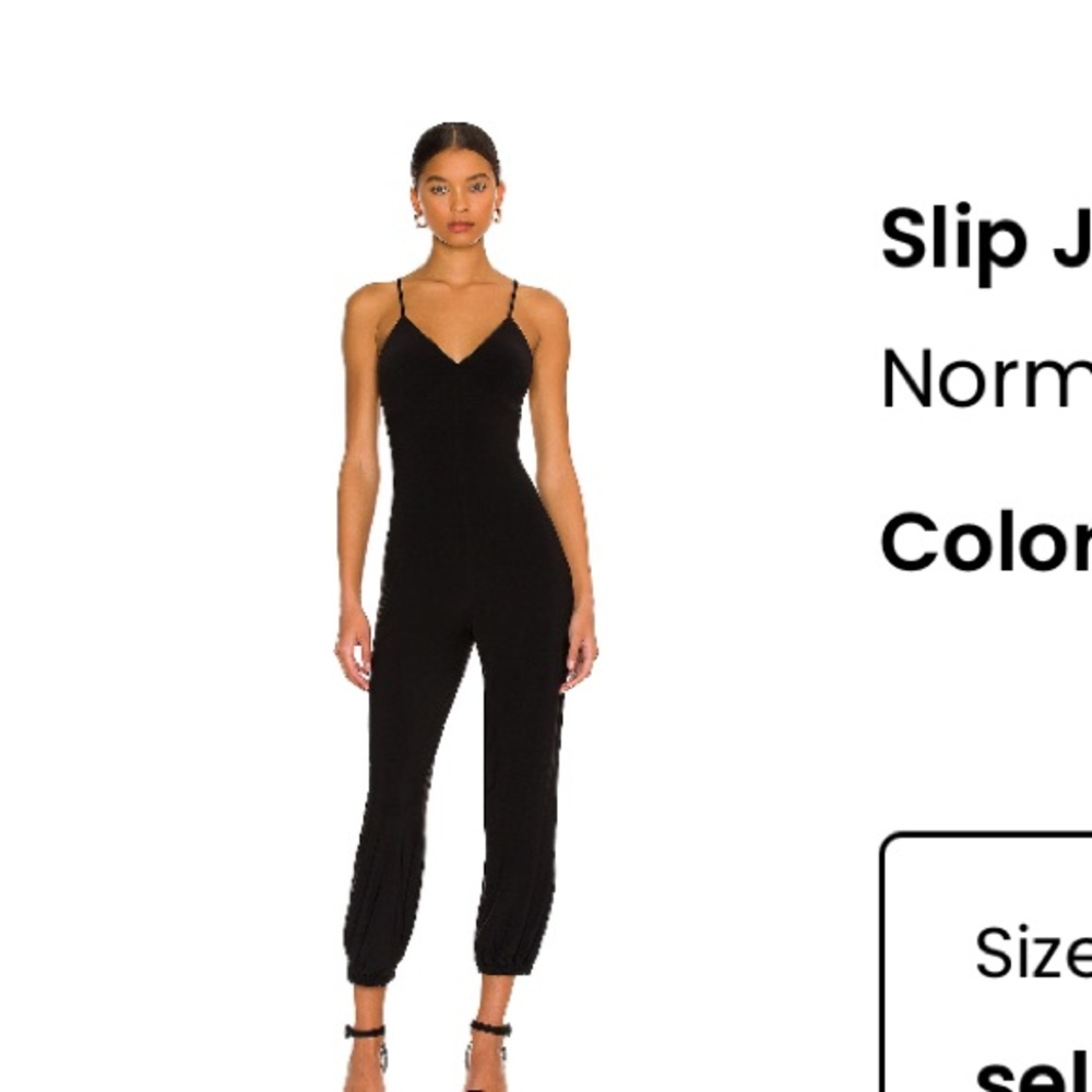 Norma Kamali Slip Jumpsuit